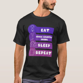 Wiederholen Sie den Langlauf-Sleep T-Shirt