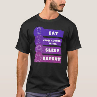 Wiederholen Sie den Langlauf-Sleep T-Shirt
