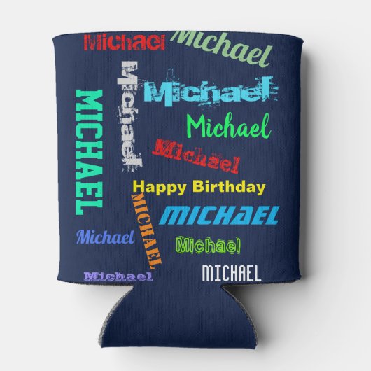 Wiederholen Sie den Namen Ihres benutzerdefinierte Dosenkühler (Rückseite)