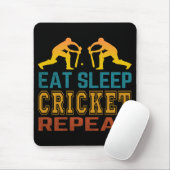 Wiederholen Sie den Schlaf-Cricket Mousepad (Mit Mouse)