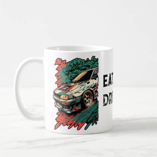 Wiederholen Sie den Schlaf-Drift. Japan Auto jdds  Kaffeetasse (Links)