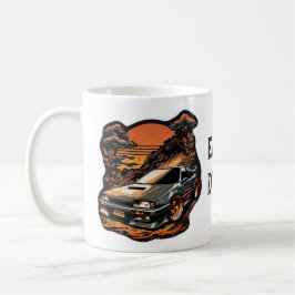 Wiederholen Sie den Schlaf-Drift. Japan Auto jdds  Kaffeetasse