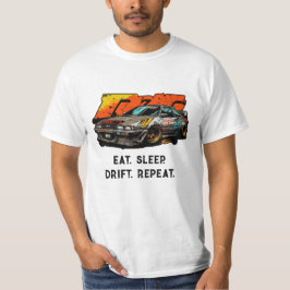 Wiederholen Sie den Schlaf-Drift. Japan Auto jdds  T-Shirt