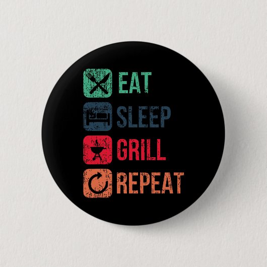 Wiederholen Sie den Schlaf-Grill Button (Vorderseite)