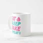 Wiederholen Sie den Schlaf. Kaffeetasse (Vorderseite Links)