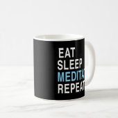 Wiederholen Sie den Schlaf-Meditat Kaffeetasse (VorderseiteRechts)