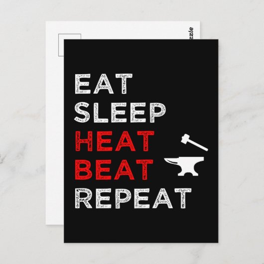 Wiederholen Sie den Schlaf-Schlaf Postkarte (Vorne/Hinten)