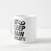 Wiederholen Sie den Schlaf-Zug Kaffeetasse (Vorderseite Links)