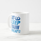 Wiederholen Sie den Schlaf-Zug Kaffeetasse (Vorderseite Links)
