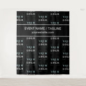 Wiederholen Sie den schwarzen Hintergrund für den Wandteppich (Vorderseite)