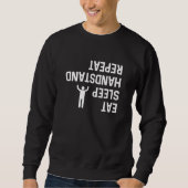 Wiederholen Sie den Sleep-Handstand Sweatshirt (Vorderseite)