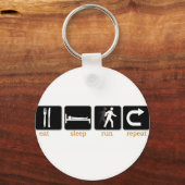 Wiederholen Sie den Sleep-Run. Schlüsselanhänger (Vorderseite)