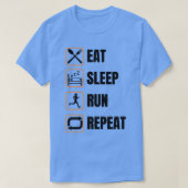 Wiederholen Sie den Sleep-Run. T-Shirt (Design vorne)
