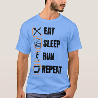 Wiederholen Sie den Sleep-Run. T-Shirt