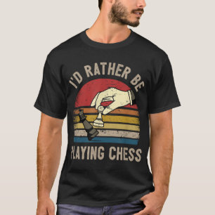 Wiederholen Sie die Schachpartien des Schachspiele T-Shirt