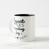 Wiederholen Sie die Sounding Joy Zweifarbige Tasse (Vorderseite Links)