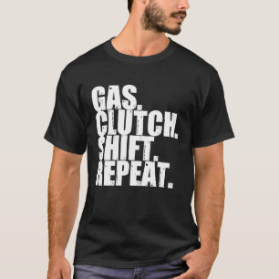 Wiederholen Sie die Umschaltung der Kupplung manue T-Shirt