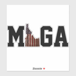 WIEDERHOLEN SIE IDAHO WIEDER IN US FLAG - SPIELEN  AUFKLEBER