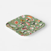 Wiederholen Sie Muster mit köstlichen, handgezogen Pappteller (Gewinkelt)