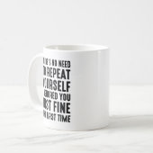 Wiederholen Sie sich Kaffeetasse (Vorderseite Links)