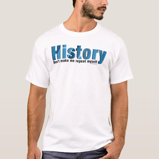 Wiederholen von History Blue T-Shirt (Vorderseite)
