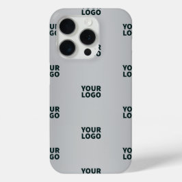 Wiederholende Logos auf grauem Farbverlauf (editie Case-Mate iPhone Hülle