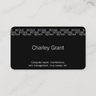 Wiederholende Wortbesetzung (Reparatur) Visitenkarte