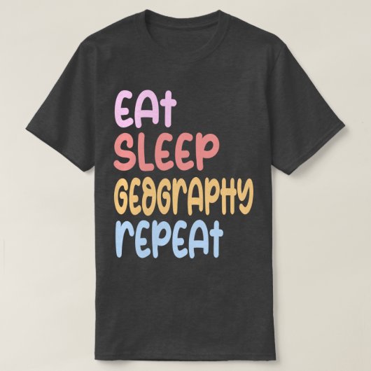 Wiederholgeographie T-Shirt (Design vorne)