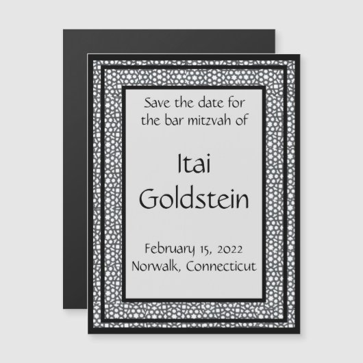 Wiederholte Fretwork Speichern des Datumsbereichs Magnetkarte (Vorne/Hinten)