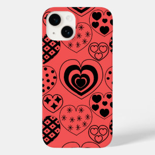 Wiederholte Herzen Case-Mate iPhone 14 Hülle