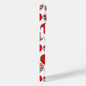 Wiederholte Herzen Case-Mate iPhone Hülle (Rückseite / Rechts)