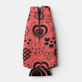 Wiederholte Herzen Flaschenkühler (Rückseite)