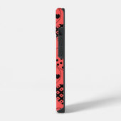Wiederholte Herzen iPhone Hülle (Linke Seite)
