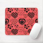 Wiederholte Herzen Mousepad (Mit Mouse)