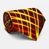 Wiederholte Linien in Wellen- und Lichteffekt? röt Krawatte (Gerollt)