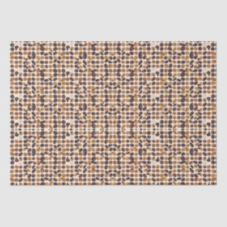 Wiederholte Mosaikmuster und Grafiken zur Dekorati Seidenpapier