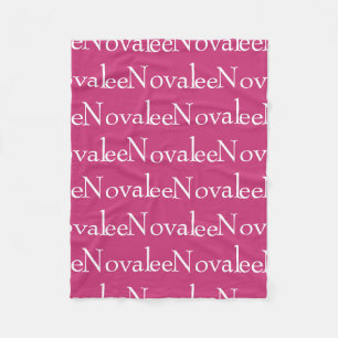 Wiederholte Namensdecke Fleecedecke