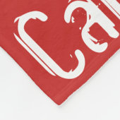 Wiederholte Namensdecke Fleecedecke (Ecke)