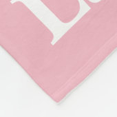 Wiederholte Namensdecke Fleecedecke (Ecke)