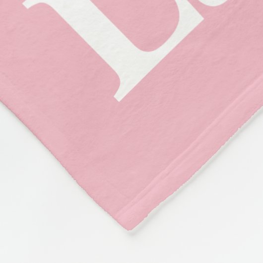 Wiederholte Namensdecke Fleecedecke (Ecke)