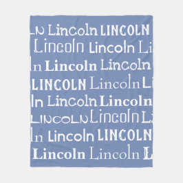 Wiederholte Namensdecke Fleecedecke