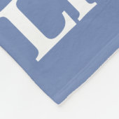 Wiederholte Namensdecke Fleecedecke (Ecke)