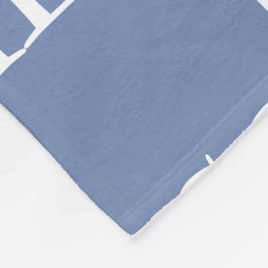 Wiederholte Namensdecke Fleecedecke (Ecke)