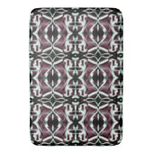 Wiederholte opake Rot- und Gradientenkurven Badematte (Vorderseite Vertikal)