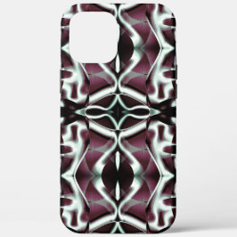 Wiederholte opake Rot- und Gradientenkurven Case-Mate iPhone Hülle