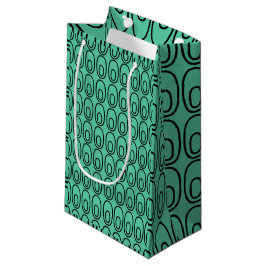 Wiederholte Pfeffergrün-Ovale Kleine Geschenktüte