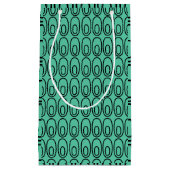 Wiederholte Pfeffergrün-Ovale Kleine Geschenktüte (Vorderseite)