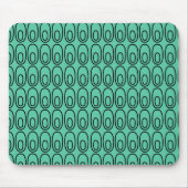 Wiederholte Pfeffergrün-Ovale Mousepad (Vorne)