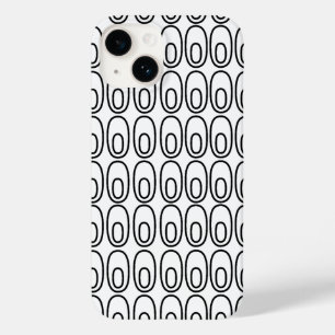 Wiederholte weiße Ovale Case-Mate iPhone 14 Hülle