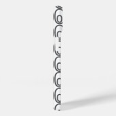 Wiederholte weiße Ovale Case-Mate iPhone Hülle (Rückseite / Rechts)